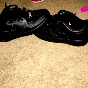 Nike air forces black